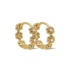 Karma Zirconia Hinged Hoops Daphnee