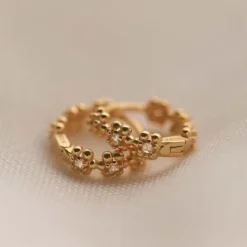 Karma Zirconia Hinged Hoops Daphnee