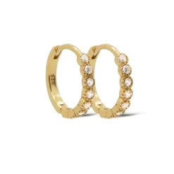 Karma Zirconia Hinged Hoops Daniek