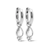 Karma Zirconia Hinged Hoops Hera