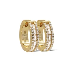Karma Zirconia Hinged Hoops Julia