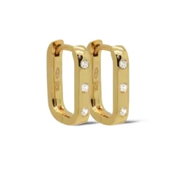 Karma Zirconia Hinged Hoops Mila