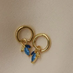 Karma Zirconia Hinged Hoops Persian
