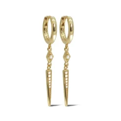 Karma Zirconia Hinged Hoops Suus