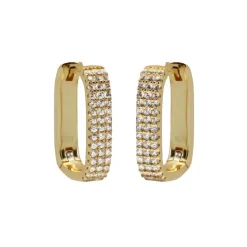 Karma Zirconia Hinged Hoops Zendaya