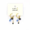 Liet & Joliet oorbellen Flower Blue - J8188
