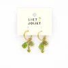 Liet & Joliet oorbellen Flower Green- J8188