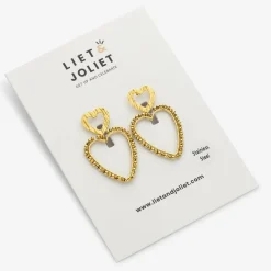Liet & Joliet oorbellen Heart - J8060