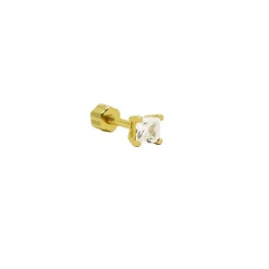 Piercing Zirconia Square - Gold Color