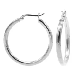 Plain Hoops Tube - Silver
