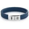 Rebel and Rose Braided Flat 925 Blue I - L0130