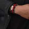 Rebel and Rose Dual Twisted Black-Red - L0138