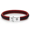 Rebel and Rose Dual Twisted Black-Red - L0183