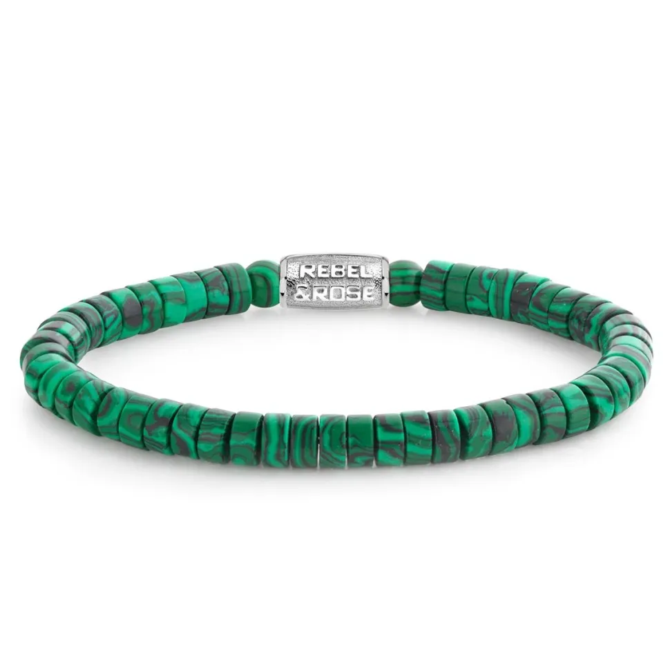 Rebel and Rose Slices Malachite Green - 60093