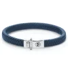 Rebel and Rose Small Braided Blue I - L0146