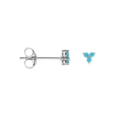 Symbols Zirconia Triple Summer Flower - Silver