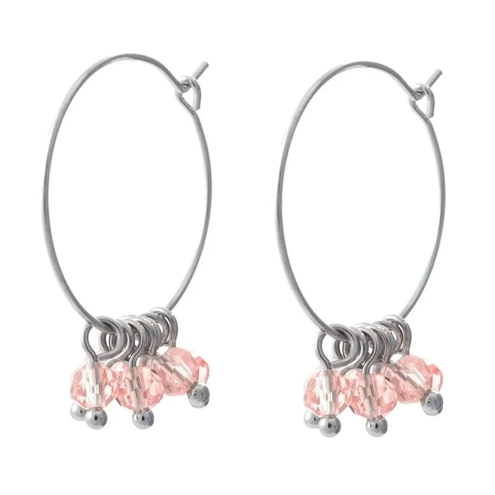 Viva Fashion Creolen Pink - 00992